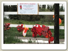 By the Yukon River - safety first