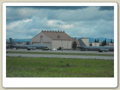 KC-130 aircraft on the ground