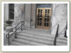 Capitol building entrance