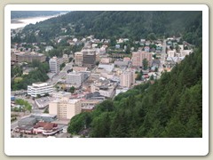 View going down the hill