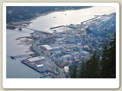 View going down the hill