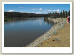 Lunch stop next to the river