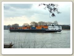 Yukon River barge by Whitehorse
