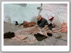 Walking the streets by the hotel