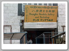 Walking the streets by the hotel