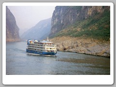 This is what our river boat looked like