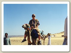 Return from our camel ride
