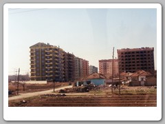 Apartment buildings as we enter Konya